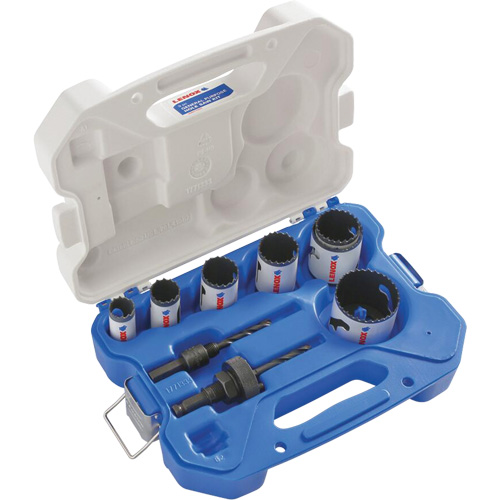 Contractor's Speed Slot&reg; Hole Saw Kit, 9 Pieces Helyx Safety & Industrial Supplies