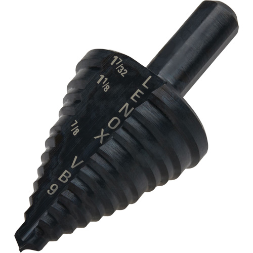 #9 Step Drill Bit, 7/8" - 1-7/32 , High Speed Steel Helyx Safety & Industrial Supplies