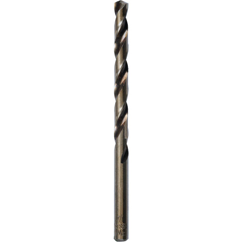 Heavy-Duty Jobber Drill Bit, High Speed Cobalt, 1/4", 4" L, 3" Flute, 135° Point Angle Helyx Safety & Industrial Supplies