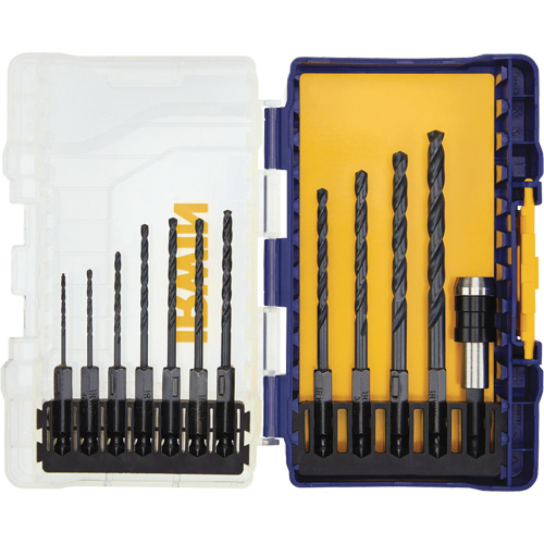 Jeu de forets s&eacute;rie courte, 12 morceaux, Acier rapide Helyx Safety & Industrial Supplies