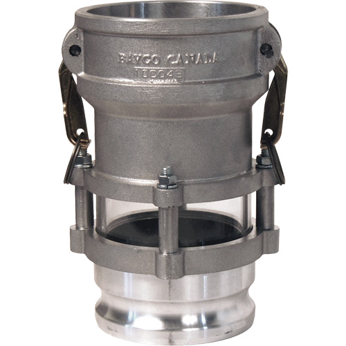 Cam & Groove In-Line Sight Glass Coupler x Adapter Helyx Safety & Industrial Supplies