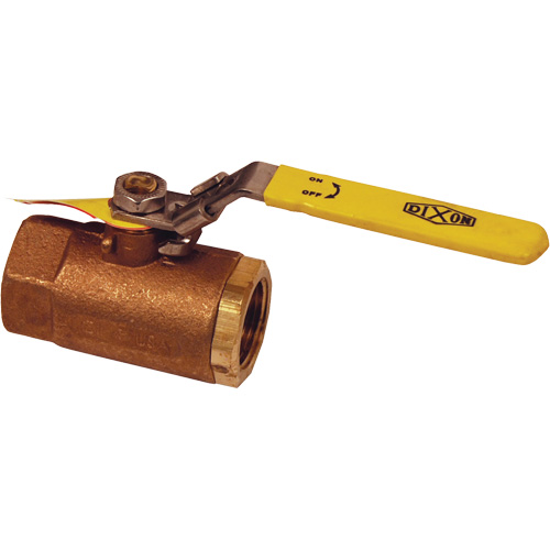 Robinet &agrave; bille avec &eacute;vent de s&eacute;curit&eacute;, Bronze, Manuel, FNPT x FNPT Helyx Safety & Industrial Supplies