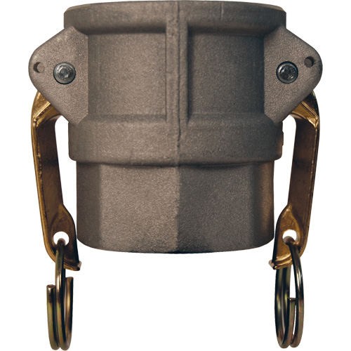 Global Cam & Groove Coupler, Aluminum, Type D, 2-1/2", Female NPT, 250 PSI Helyx Safety & Industrial Supplies