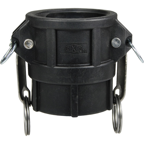 Coupleur &agrave; came et cannelure, Polypropyl&egrave;ne, Type D, 3", NPT femelle, 60 PSI Helyx Safety & Industrial Supplies