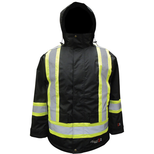 Parka isol&eacute; Journeyman, 3T-Grand, Noir Helyx Safety & Industrial Supplies