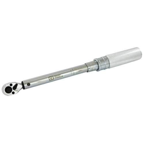 Micro-Adjustable Torque Wrench, Click, 3/8" Square Drive, 30 - 250 in-lbs. Helyx Safety & Industrial Supplies