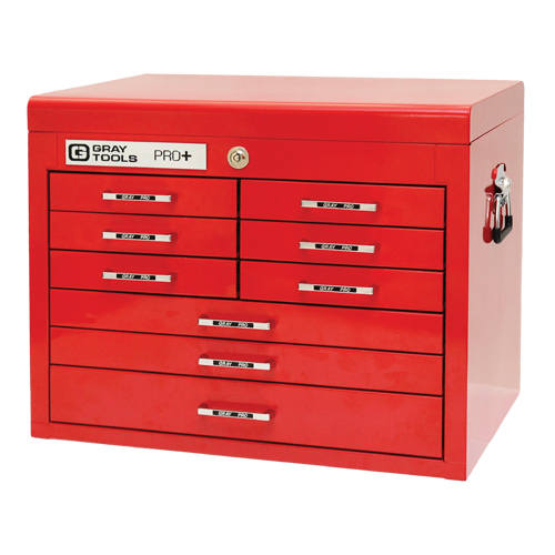 PRO+ Series Top Chest, 26" W, 9 Drawers, Red Helyx Safety & Industrial Supplies