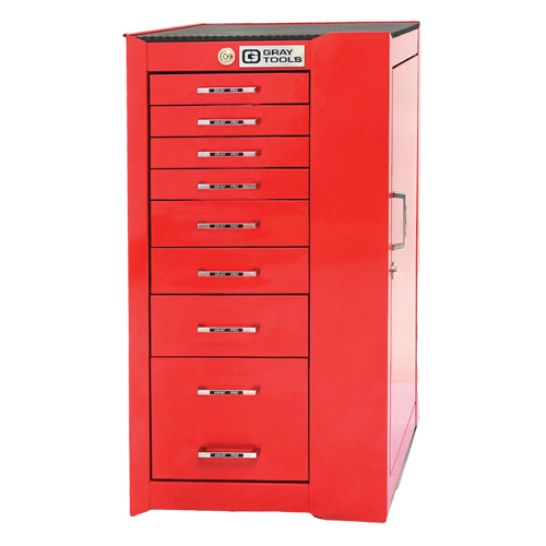 Armoire mobile de s&eacute;rie PRO+, 8 tiroirs, 19" la x 19" p x 36-1/2" h, Rouge Helyx Safety & Industrial Supplies