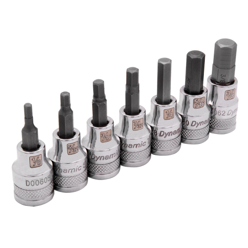 Standard SAE Socket Set, 7 Pcs Helyx Safety & Industrial Supplies
