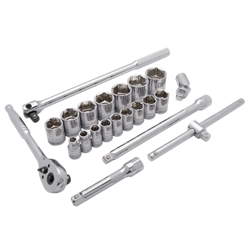 Jeu de douilles SAE, 22 Mcx, Prise de 1/2" Helyx Safety & Industrial Supplies