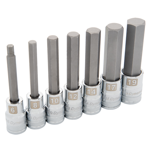 Long Metric Socket Set, 7 Pcs Helyx Safety & Industrial Supplies