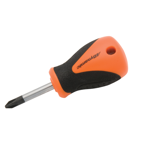 Tournevis court Phillips, #1, 3-4/5" l, Prise Coussin&eacute;e Helyx Safety & Industrial Supplies