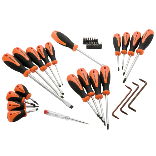 Screwdriver Set, 36 Pcs. Helyx Safety & Industrial Supplies