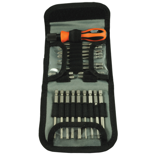 Tournevis multi embouts, 6-1/2" lo, Prise Coussin&eacute;e Helyx Safety & Industrial Supplies