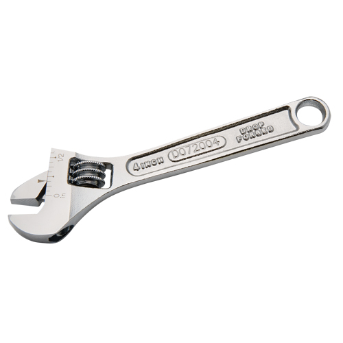 Cl&eacute; ajustable, 4" lo, la max. 1/2", Chrome Helyx Safety & Industrial Supplies