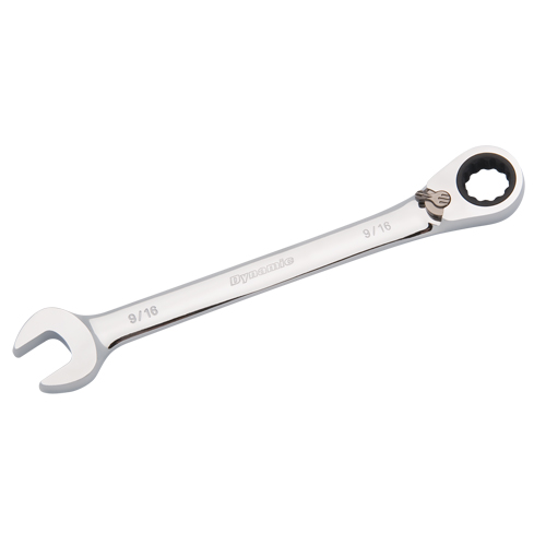 Reversible Combination Ratcheting Wrench, 12 Point, 3/8", Chrome Finish Helyx Safety & Industrial Supplies
