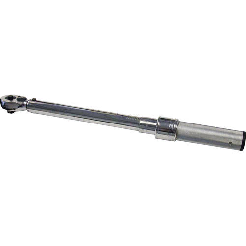 Micro-Adjustable Fixed-Head Torque Wrench, Click, 3/8" Square Drive, 10 - 100 ft-lbs. Helyx Safety & Industrial Supplies