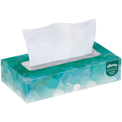 Kleenex&reg; Facial Tissue, 2 Ply, 7.8" L x 8.3" W, 100 Sheets/Box Helyx Safety & Industrial Supplies