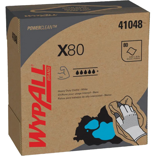 Chiffons &agrave; usage prolong&eacute; X80 WypAll, Robuste, 16-4/5" lo x 9" la Helyx Safety & Industrial Supplies