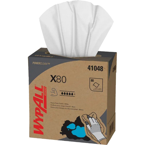 Chiffons &agrave; usage prolong&eacute; X80 WypAll, Robuste, 16-4/5" lo x 9" la Helyx Safety & Industrial Supplies