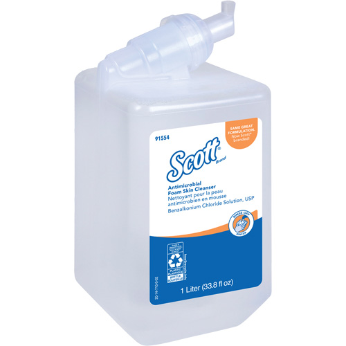 Nettoyant antimicrobien pour la peau Control de Scott, Mousse, 1 L, Sans parfum Helyx Safety & Industrial Supplies