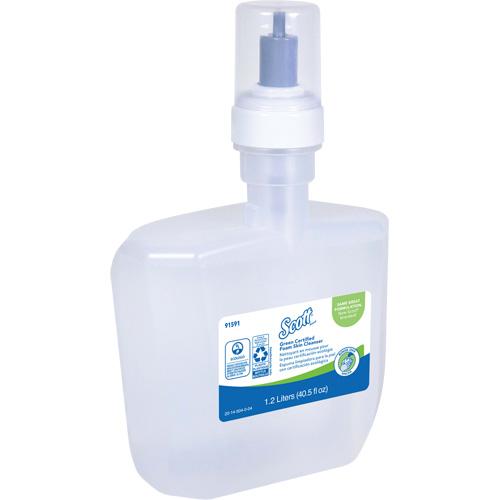 Scott&reg; Essential Green Certified Skin Cleanser, Foam, 1.2 L, Unscented Helyx Safety & Industrial Supplies