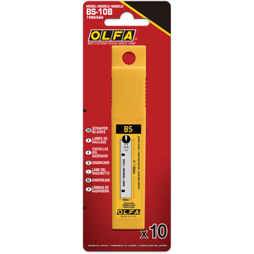 Lames de grattoir &agrave; double tranchant BS-10B 100 mm Helyx Safety & Industrial Supplies