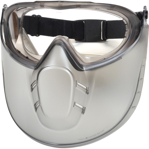 Lunettes de s&eacute;curit&eacute; Capstone Shield avec &eacute;cran facial amovible, Lentille Transparent, Antibu&eacute;e, Ventilation Directe/Ferm&eacute; Helyx Safety & Industrial Supplies