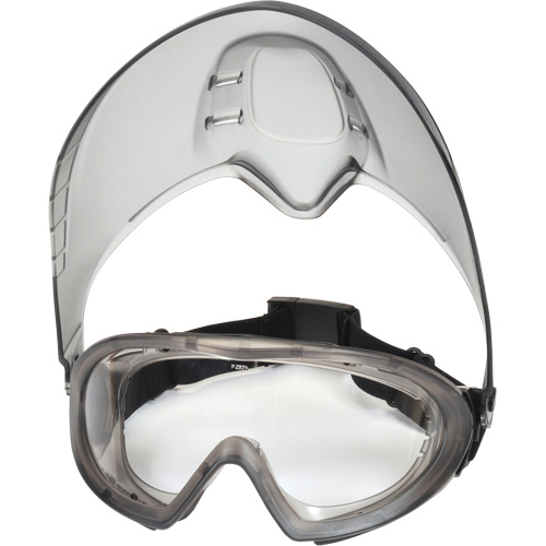 Lunettes de s&eacute;curit&eacute; Capstone Shield avec &eacute;cran facial amovible, Lentille Transparent, Antibu&eacute;e, Ventilation Directe/Ferm&eacute; Helyx Safety & Industrial Supplies