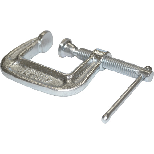 Serre-joint en C de s&eacute;rie l&eacute;g&egrave;re, Capacit&eacute; de 1" (25 mm), Profondeur de gorge de 1" (25 mm) Helyx Safety & Industrial Supplies