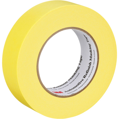 Automotive Refinish Masking Tape 388N, 36 mm (1-1/2") x 55 m (180'), Tan Helyx Safety & Industrial Supplies