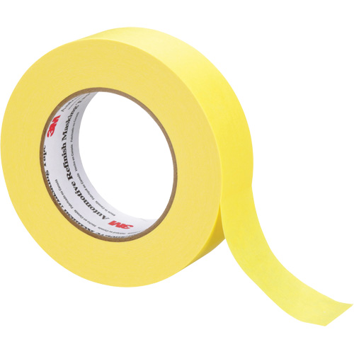 Automotive Refinish Masking Tape 388N, 36 mm (1-1/2") x 55 m (180'), Tan Helyx Safety & Industrial Supplies