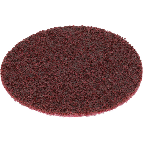Disque de conditionnement de surface SC- DH Scotch-Brite, 4" dia., Grain Moyen, Oxyde d'aluminium Helyx Safety & Industrial Supplies