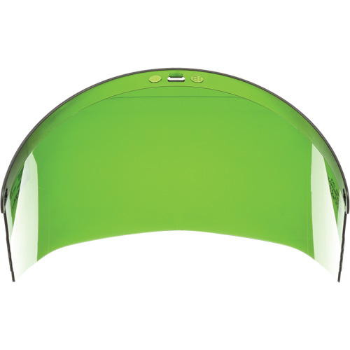 Faceshield Window, Polycarbonate, Green Tint Helyx Safety & Industrial Supplies