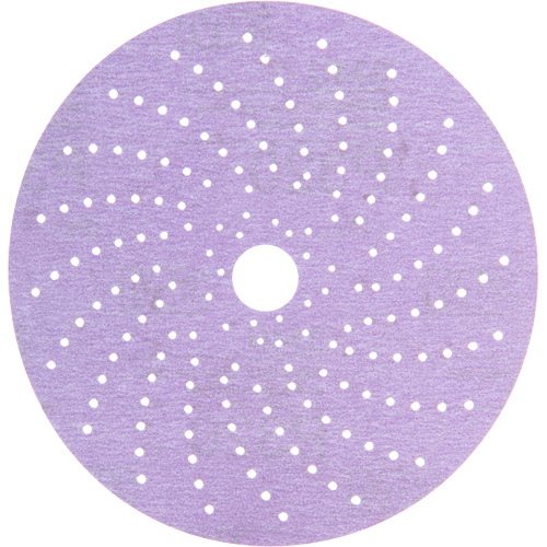 Hookit Purple Clean Sanding Disc, 6" Dia., 320+ Grit, Aluminum Oxide Helyx Safety & Industrial Supplies