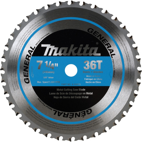 CERMET Tipped Saw Blade, 7-1/4", 36 Teeth, Metal Use Helyx Safety & Industrial Supplies