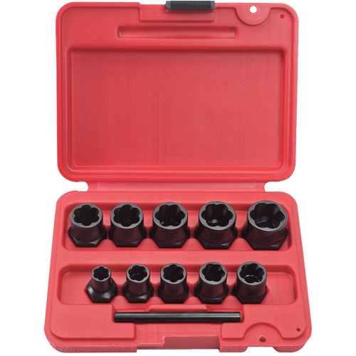 Jeu de douilles d'extraction de boulons PROTO, 10 Mcx, Prise de 1/4" Helyx Safety & Industrial Supplies