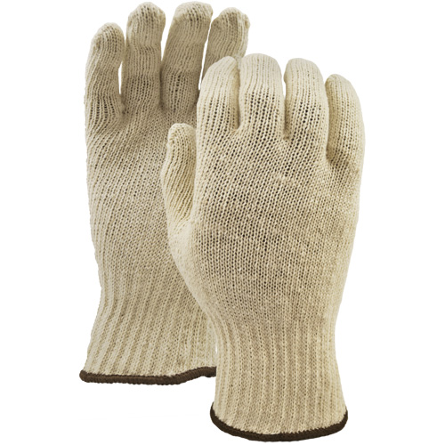 Gants White Knight, Poly/coton, Grand Helyx Safety & Industrial Supplies