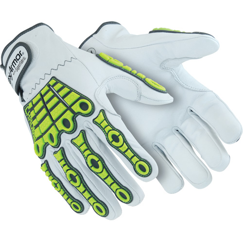 Chrome Series&reg; 4080 Cut-Resistant Gloves, 8/Medium, Goatskin Palm, Hook & Loop Cuff Helyx Safety & Industrial Supplies