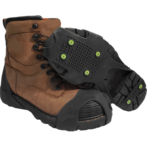 Icetred Full-Sole Traction Device, Rubber, Stud Traction, Large Helyx Safety & Industrial Supplies