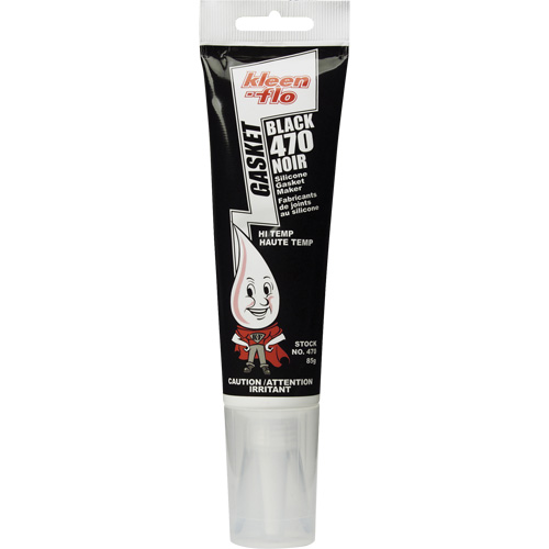 Compos&eacute; &agrave; joints de silicone 470, Tube, Noir Helyx Safety & Industrial Supplies