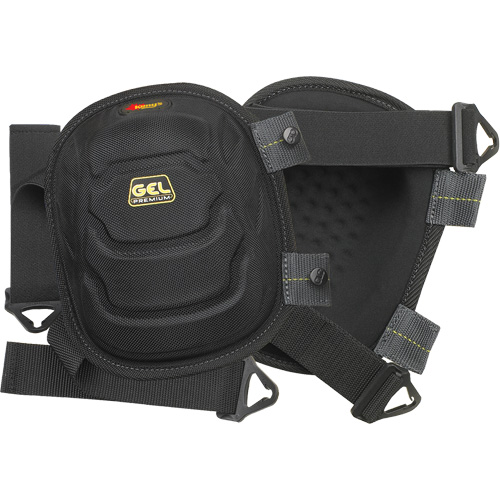 Gel-Tek Flooring Knee Pad, Buckle Style, Plastic Caps, Gel Pads Helyx Safety & Industrial Supplies
