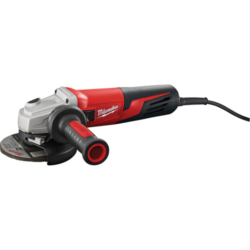 Petite meuleuse d'angle verrouillable avec collecteur coulissant, 5", 12 A Helyx Safety & Industrial Supplies