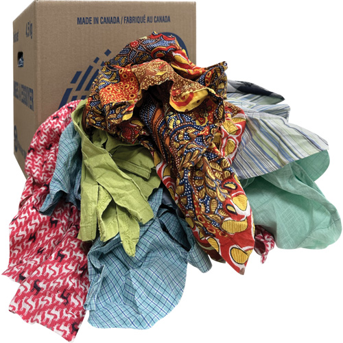 Wiper Rags, Mix Colours, 10 lbs. Helyx Safety & Industrial Supplies