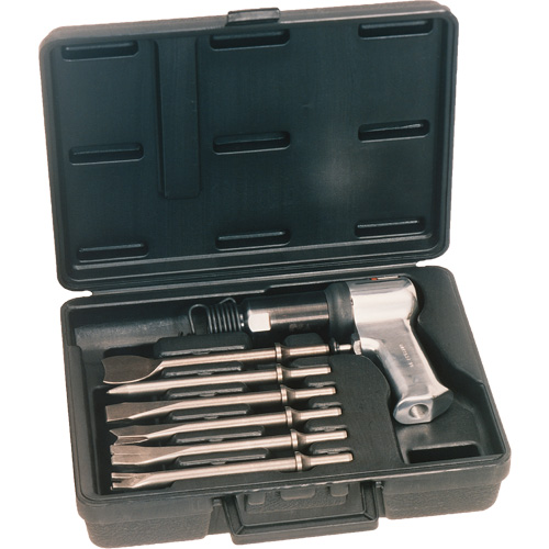 Super Duty Air Hammer Kit, 3 CFM, 1/4" NPT, 3000 BPM, 3/4" x 2-9/32" (19.05mm x 57.94mm) Helyx Safety & Industrial Supplies