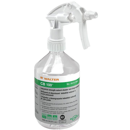 Pulv&eacute;risateur &agrave; main reremplissable vide pour CB 100, Ronde, 500 ml, Plastique Helyx Safety & Industrial Supplies