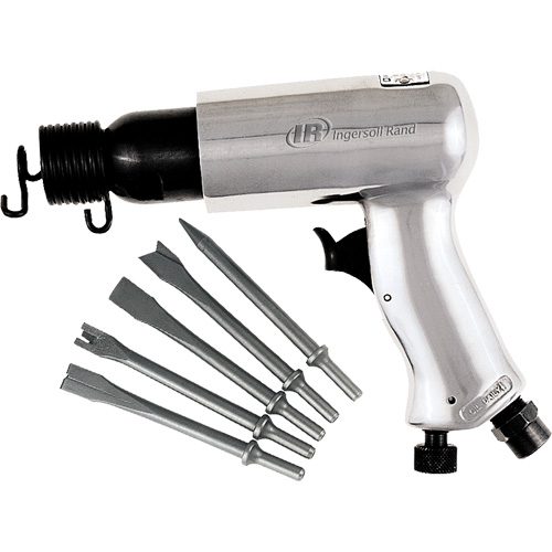 Air Hammer with Chisel Set, 3 CFM, 1/4" NPT, 3500 BPM, 11/16" x 2-5/8" (17.46mm x 66.68mm) Helyx Safety & Industrial Supplies