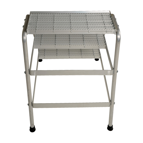 Aluminum Step Stand, 3 Steps, 34-9/16" x 22-13/16" x 30" High Helyx Safety & Industrial Supplies
