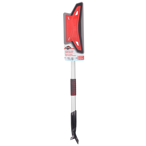Scratch-Free Snow Blade, Telescopic, EVA Foam Blade, 52" Long, Red Helyx Safety & Industrial Supplies