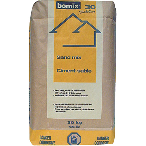 Ciment et m&eacute;lange de sable Portland, 66 lb (30 kg)/66 lb (30 kg) Helyx Safety & Industrial Supplies